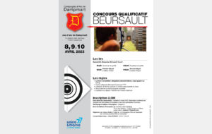 CONCOURS BEURSAULT QUALIFICATIF - 08,09 et 10 AVRIL 2023